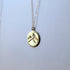 Gold Mountain Pendant Necklace